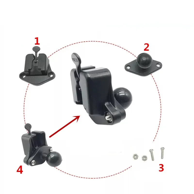 Suporte de microfone de mão titular gancho plataforma do carro cabide rack ao ar livre anti-resistência peças de reparação para yaesu 7900r 8900r 100dr