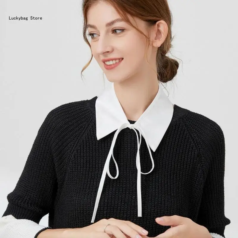 False Collar Sewing Applique DIY Neckline Commuting Party Shirt Supplies