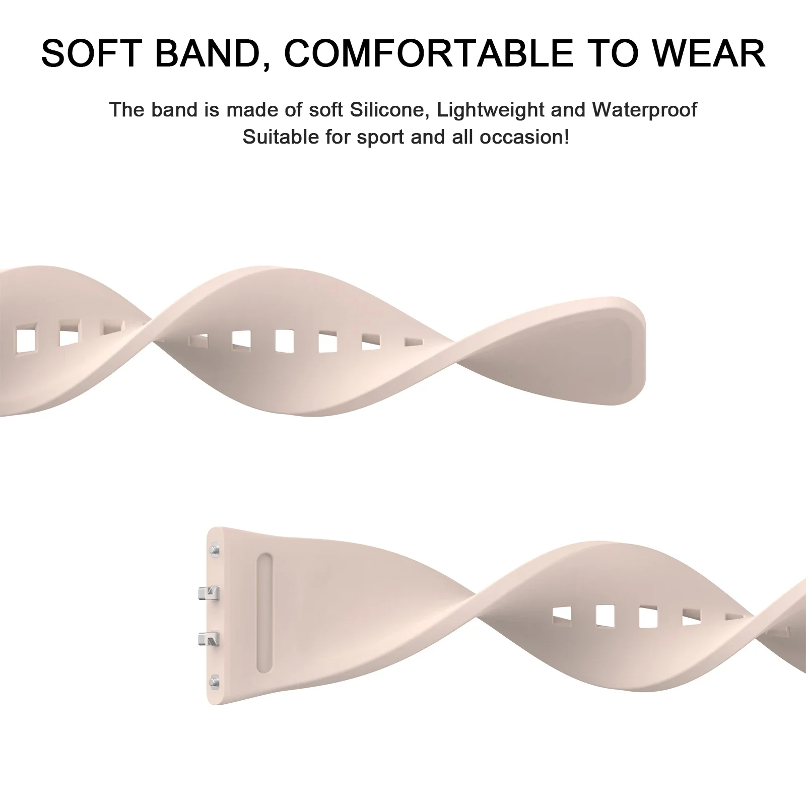 غطاء حماية للشاشة + حزام سيليكون لهاتف سامسونج جالاكسي فيت 3 باند حافظة من الزجاج المقسى لهاتف سامسونج جالاكسي فيت 3