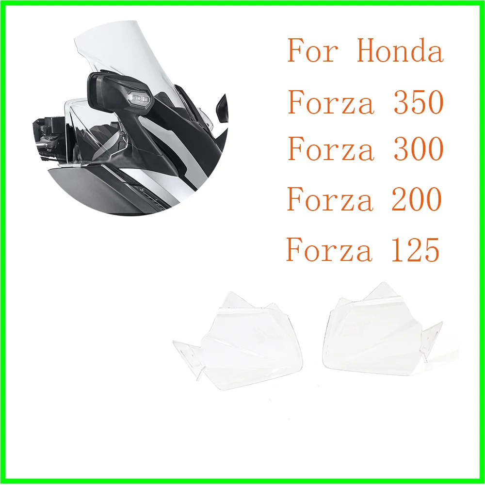 

Motorcycle Handguards Wind Deflectors Side Windshield Fit For Honda For Forza 350 For Forza 300 125 250 2019 2020 2021 2022