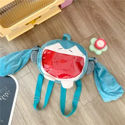 Hatsune Miku Shoulder Bag Backpack Cute Anime Plush Cartoon Kawaii Knapsack Student Bag Packet For Gifts Toys