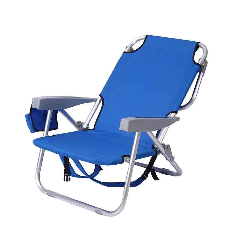 Custom Wholesale Portable Adjustable Outdoor Lightweight Pool Aluminum Folding Beach Camping Folding Lounge Chair