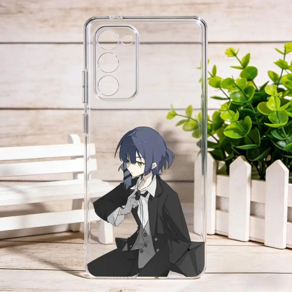 

Bocchi the Rock Ryo Yamada Phone Case For Samsung Galaxy S24 S25 S23 S22 S21 Plus S24 S25 Transparent Cover Case
