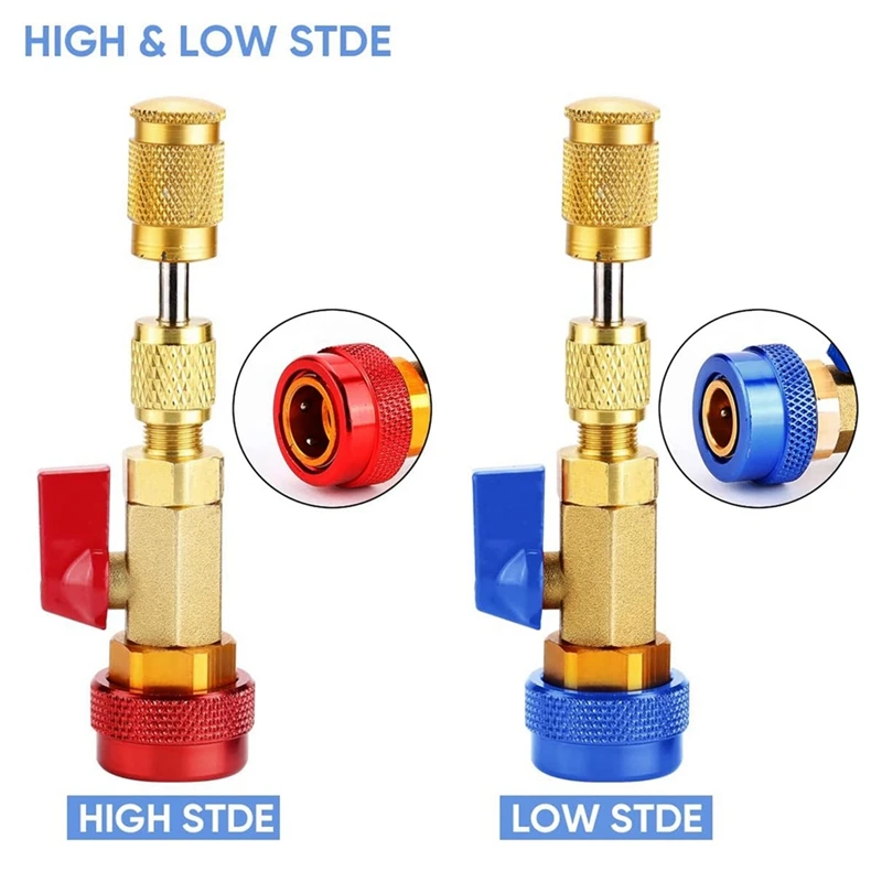 B-Est R134A R1234YF Valve Core Tool Air Condition Valve Core Refrigeration Schrader Valve Core Remover Tool