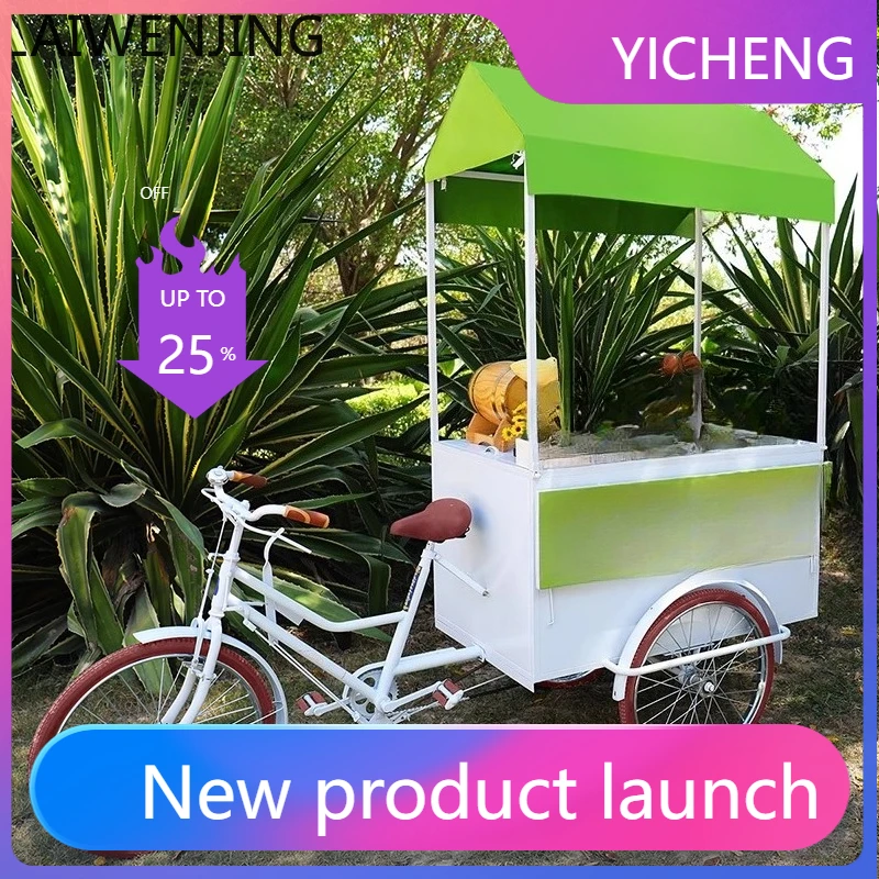 LYY  Night Market Promotion Cart Mall Snack Sales Cart Food Stall Cart