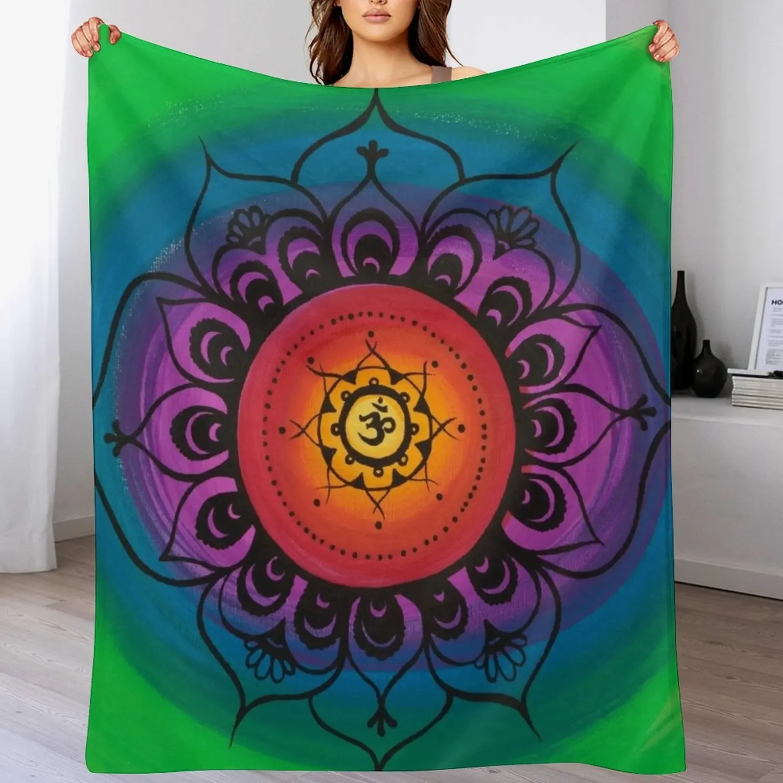 Go Within Throw Blanket Warm Accent Blanket for Living Room Decoration
