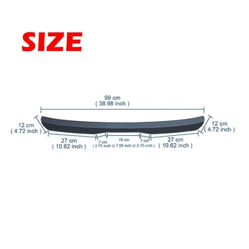 Carbole Univerzální hatchback Zadní střešní spoiler na kufr, křídlo kufru, uhlíková vlákna 10 nejlepší prodej Spoiler pro Toyota Carina - №10