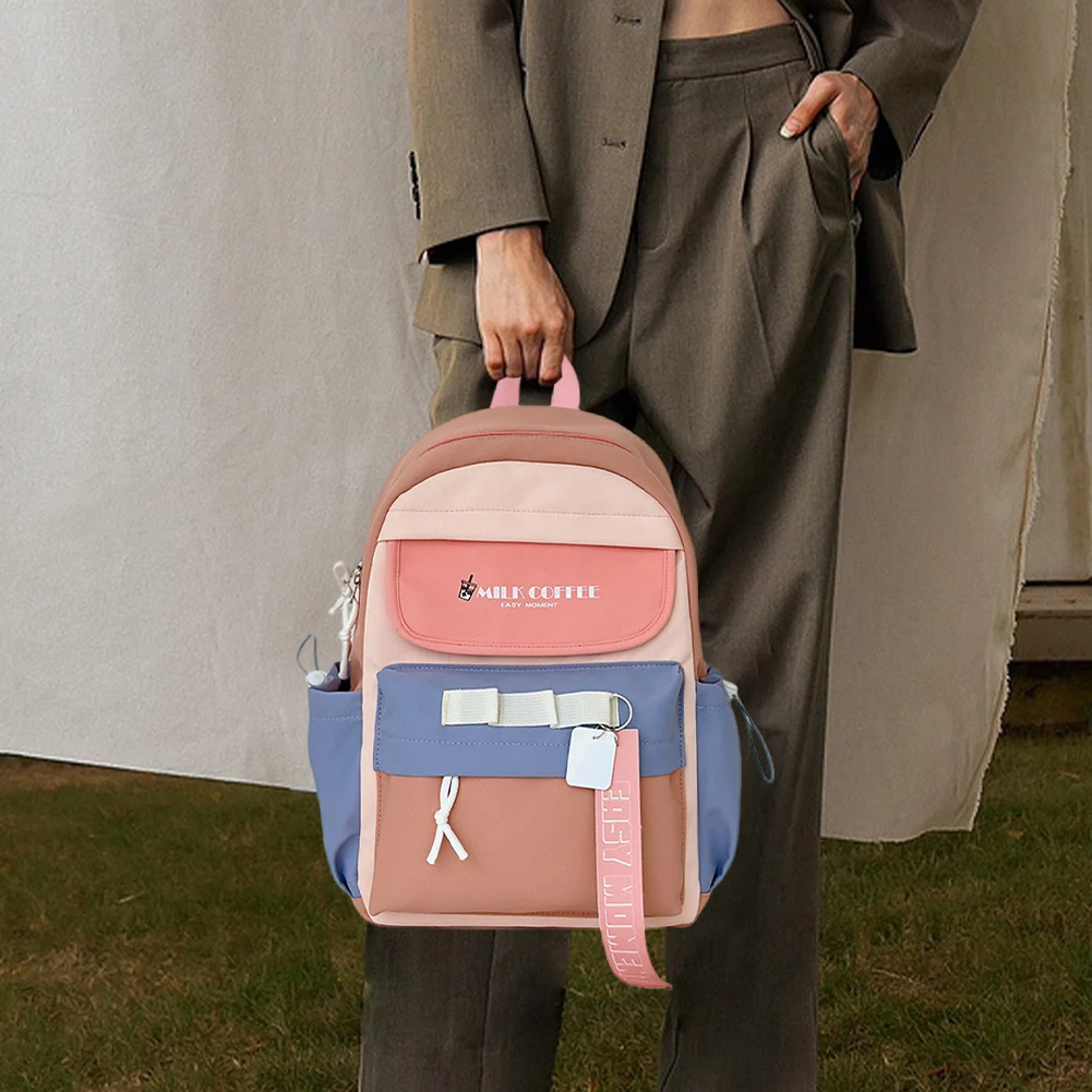 حقيبة ظهر عصرية من النايلون على الطراز الياباني للمراهقين حقيبة مدرسية متعددة الوظائف حقيبة مدرسية كاجوال بسعة كبيرة #2