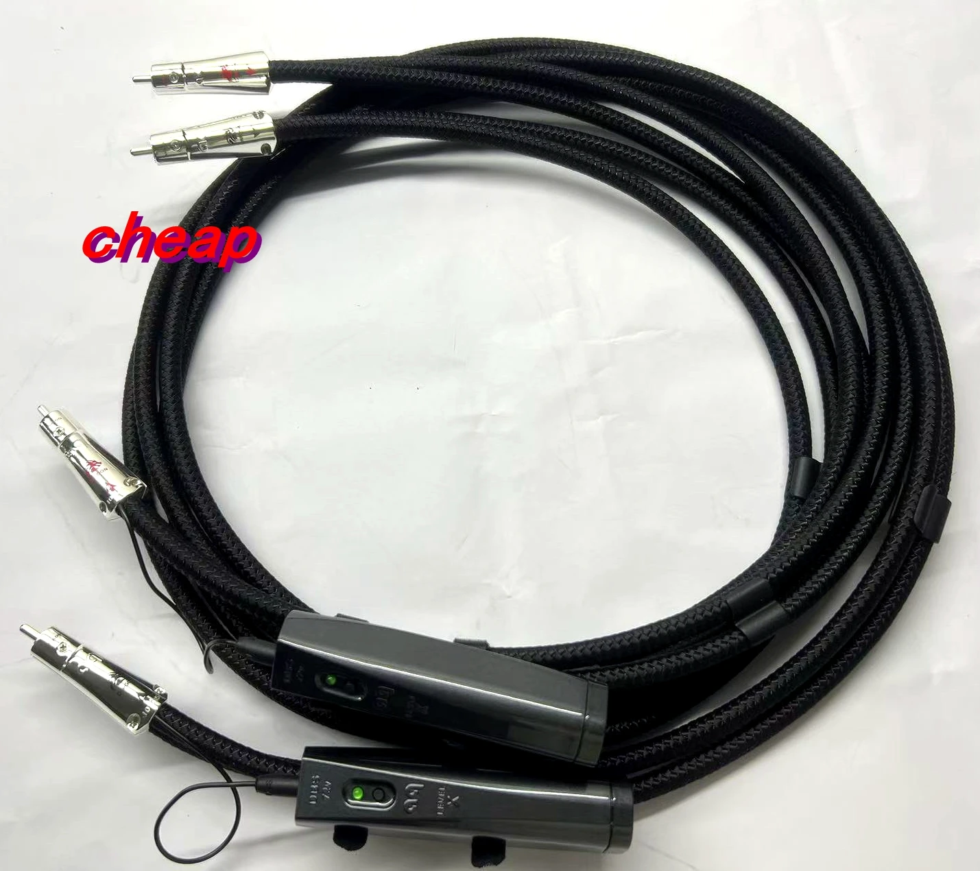 Câble Dragon RCA.. Câble Dragon RCA-RCA série Creature Mythique Perfect-Surface Pure Silver (PSS) avec étui