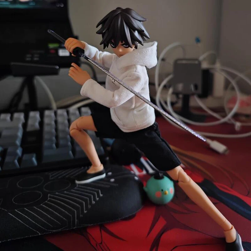 حار غونغ قاتل وو ليوكي هوديي المنقولة دمية 1/8 22 سنتيمتر الرسوم المتحركة شخصية الطرفية عمل الشكل حلية اللعب مهرجان هدية