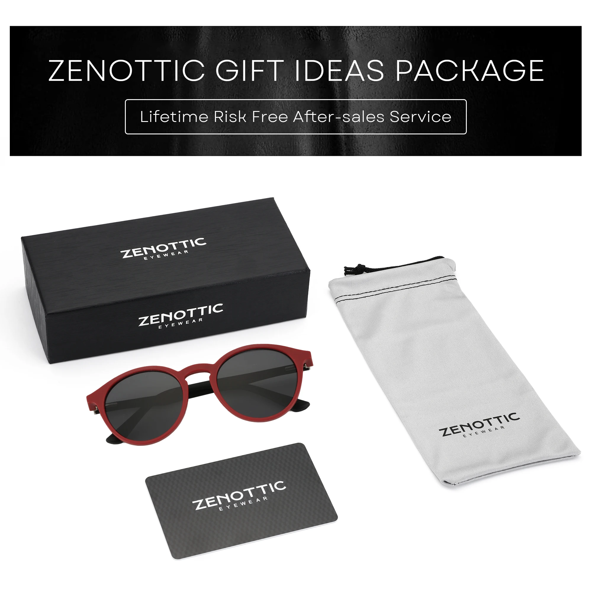 ZENOTTIC Retro polarisierte Sonnenbrille für Herren und Damen, Vintage-Stil, runder Rahmen, Gummibeine, Sonnenbrille, UV400-Schutzbrille – Detail 30