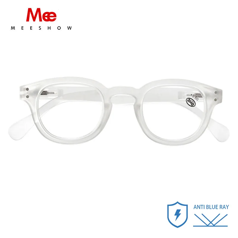 

Meeshow blue light Reading Glasses Men Women's NEW Retro Eyeglasses computer protection blocking Winter X'MAS readers