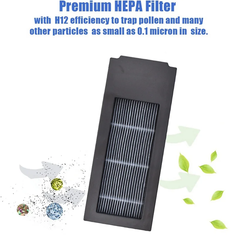 A63Z العلوي ل Ecovacs Deebot X2 Omni / X2 Pro / X2 روبوت فراغ قابل للغسل فرشاة جانبية فلتر Hepa قطع الغيار الملحقات #2