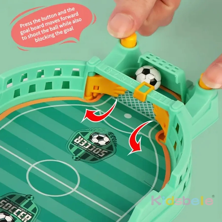 طاولة ألعاب كرة القدم الصغيرة للأطفال - لعبة معركة كرة القدم للأصابع للأولاد والبنات، هدية للحفلات الرياضية سريعة التفاعل #5