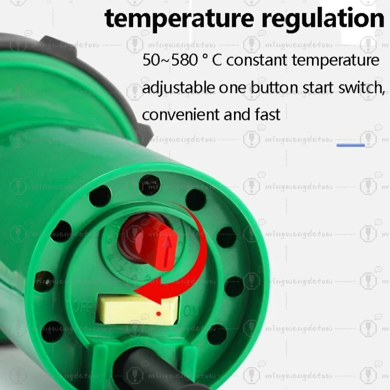 Split Type Plastic Welding Gun High-Power Temperature Regulating Hot Air Gun Car Bumper PP Plastic Floor Sink Welding Gun
