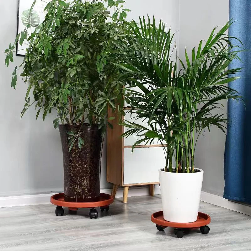 Flowerpot Tray Thickened Universal Wheel Flowerpot Water Collection Base Bottom Support Movable Flower Pot Tray Garden Tool