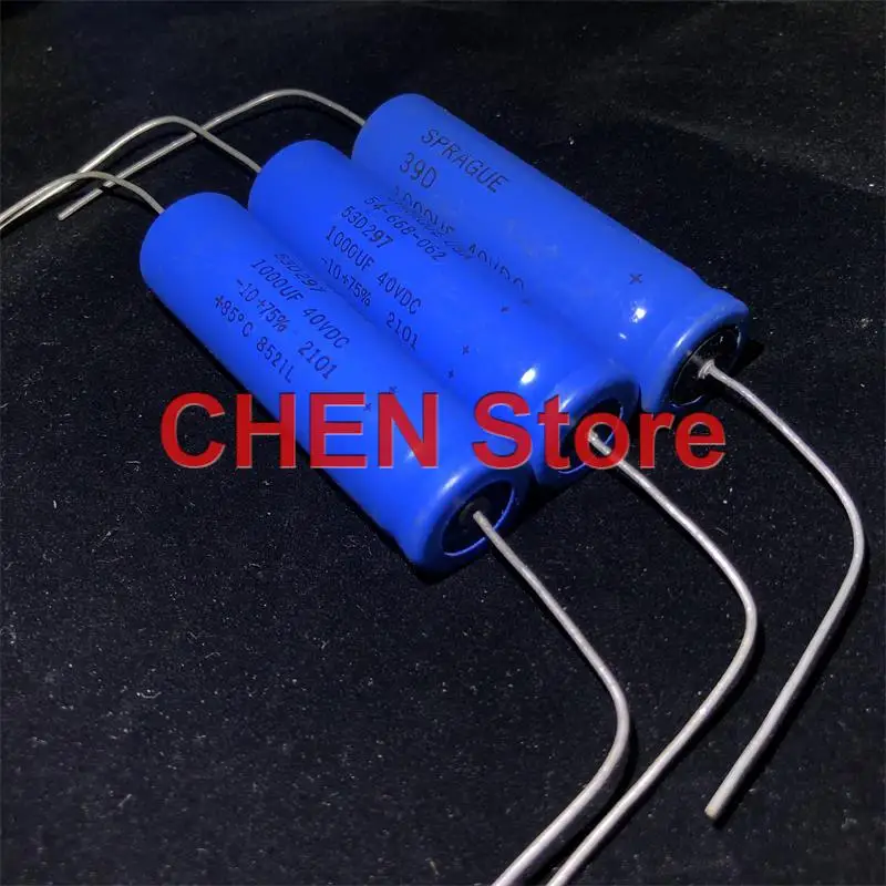 

2pcs New original U.S SPRAGUE 39D 40V1000UF 20X68MM 1000UF 40VDC axial filter electrolytic capacitor 1000uf/40v