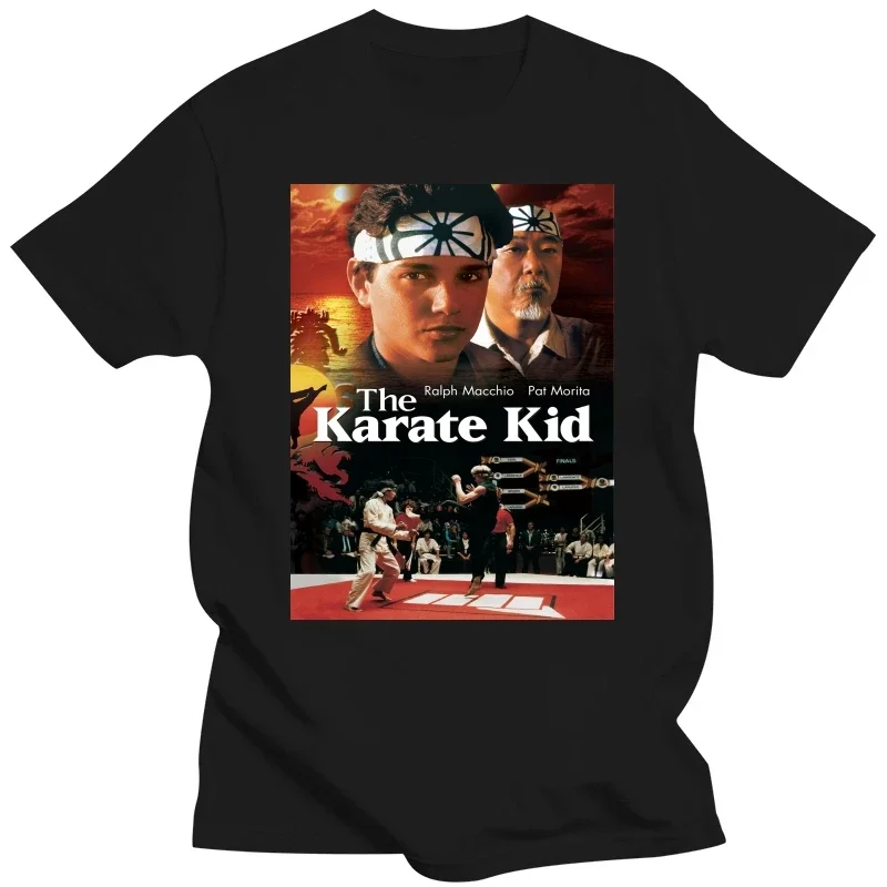 KARATE KID film posteri ver. 1 Pat Morita T-Shirt rahat gurur tt erkekler Unisex moda  ücretsiz kargo komik tops Men's Clothing