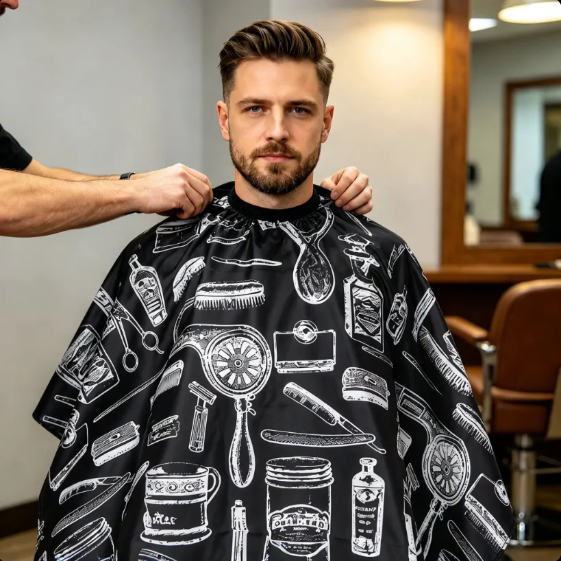 Barber Cape Waterproof Hair Cutting - Professionele haar knip schort, waterdichte salon