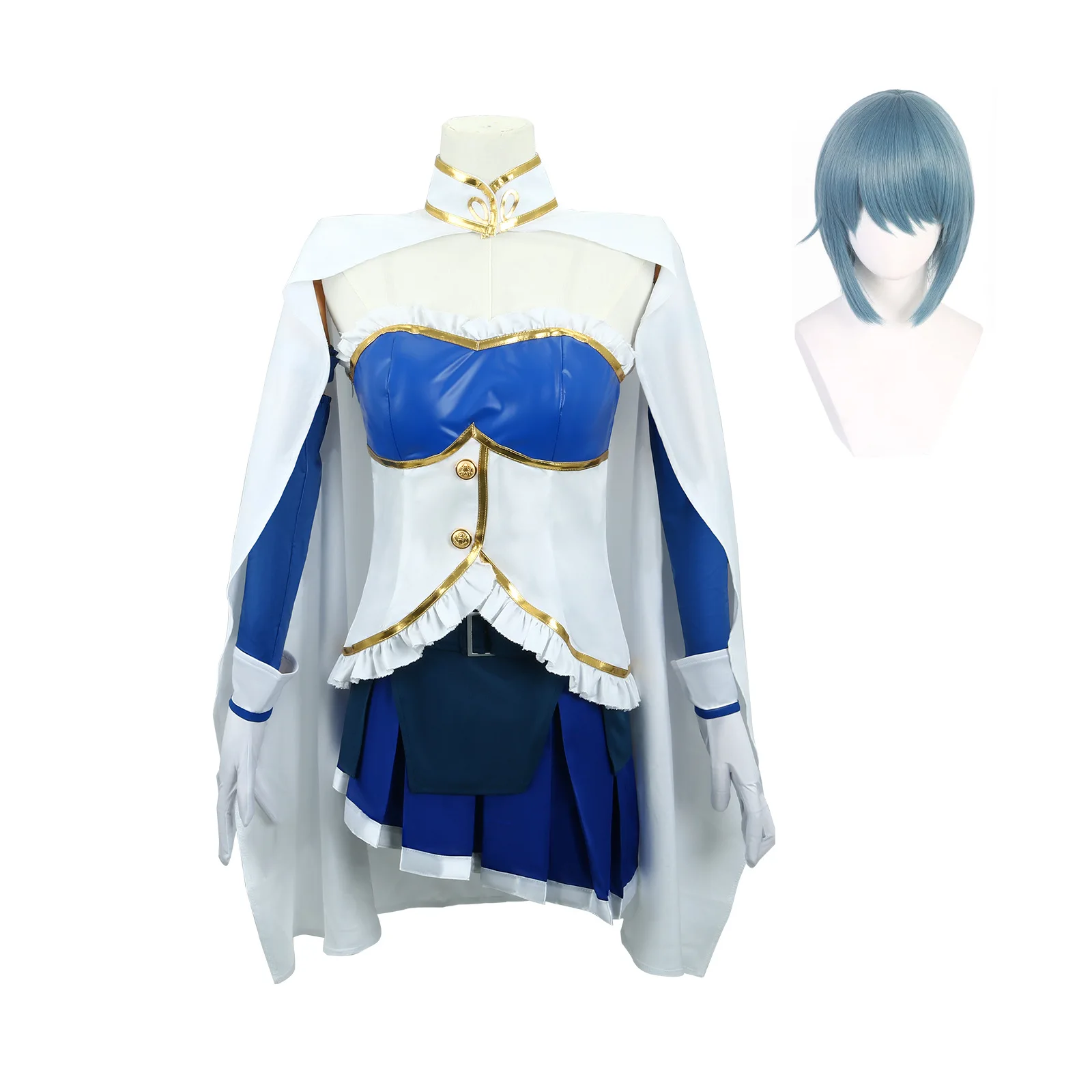 Puella Magi Madoka Magica Miki Sayaka Cosplay Costumes Dress Skirt Anime