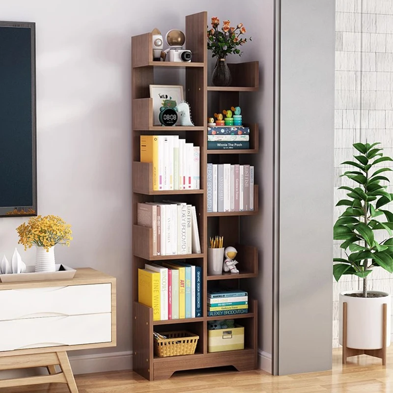 Storage Organizer Bookcase Display Bookends Filing Modern Bookcase Sideboard Bibliotheque Estanteria Nordic Furniture Minimalist