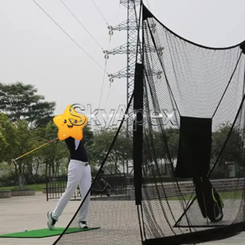 Backyard Garden Outdoor Golf Training Aids Swing Practice Net Convenient Hitting Station Easy Installation For Home Golf Workout