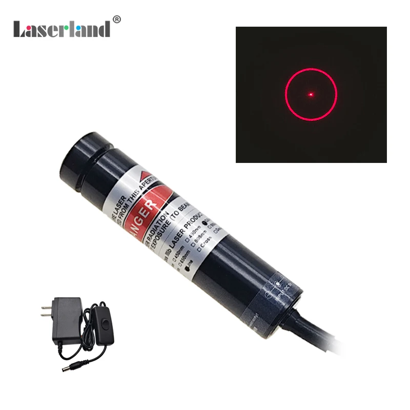 650nm الأحمر الهدف دائرة حيود صريف وحدة ليزر ديود #5