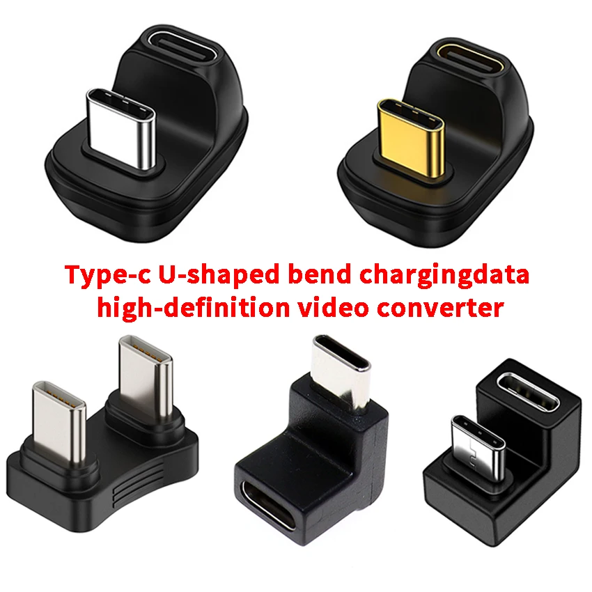 

1/3 pcs 90 Degree USB C Converter Type C Adapter Female to Male Right Angle Elbow USBC Earphone Audio Data Charge Extender
