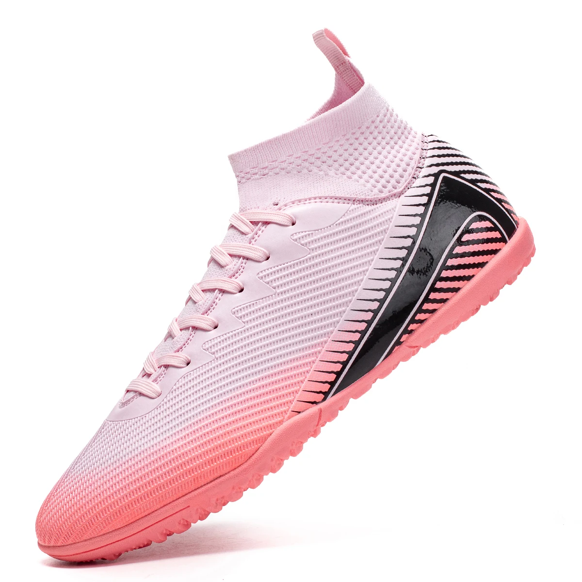 

Football shoes, men's and women's nail breaking adult training, artificial grass high top nail breaking anti slip sneakers