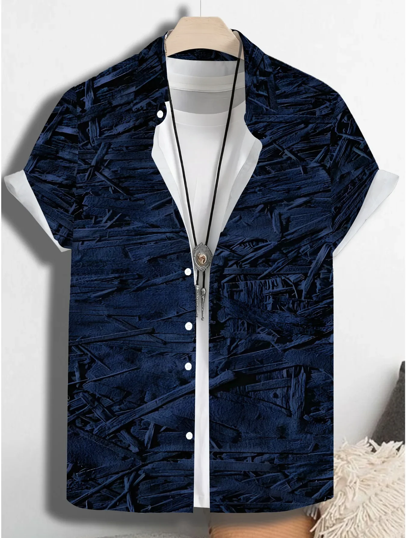 

Summer Fashion Men's Man Short Sleeve Hawaiian Shirt Cool Graphic Print Breathable Fabric Stylish Tops For Beach Parties