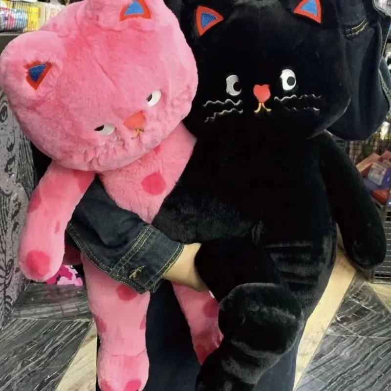 Cute polka dot cat throw pillow cushion doll plush doll birthday gift female