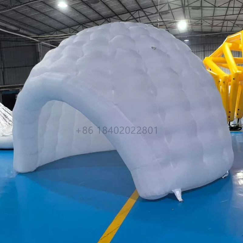 Tenda gonfiabile personalizzata per cupola per feste Tenda gonfiabile per esterni in tessuto Oxford impermeabile traspirante per eventi e riunioni