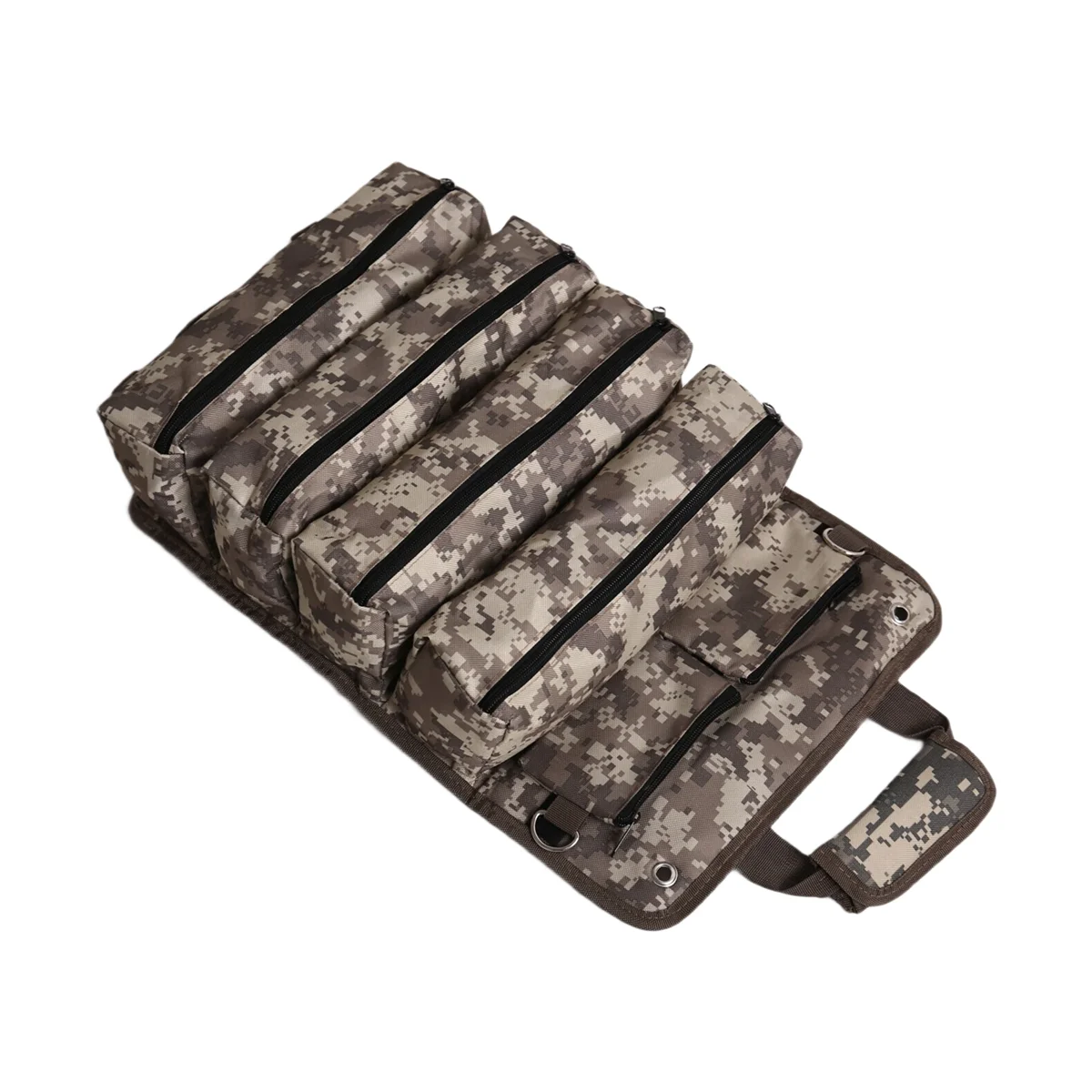 

A002 Tool Roll Organizer MultiPocket Hanging Tool Roll Portable Tool Organizer Carrier Bag for Electrician Motorcycle Truck,B