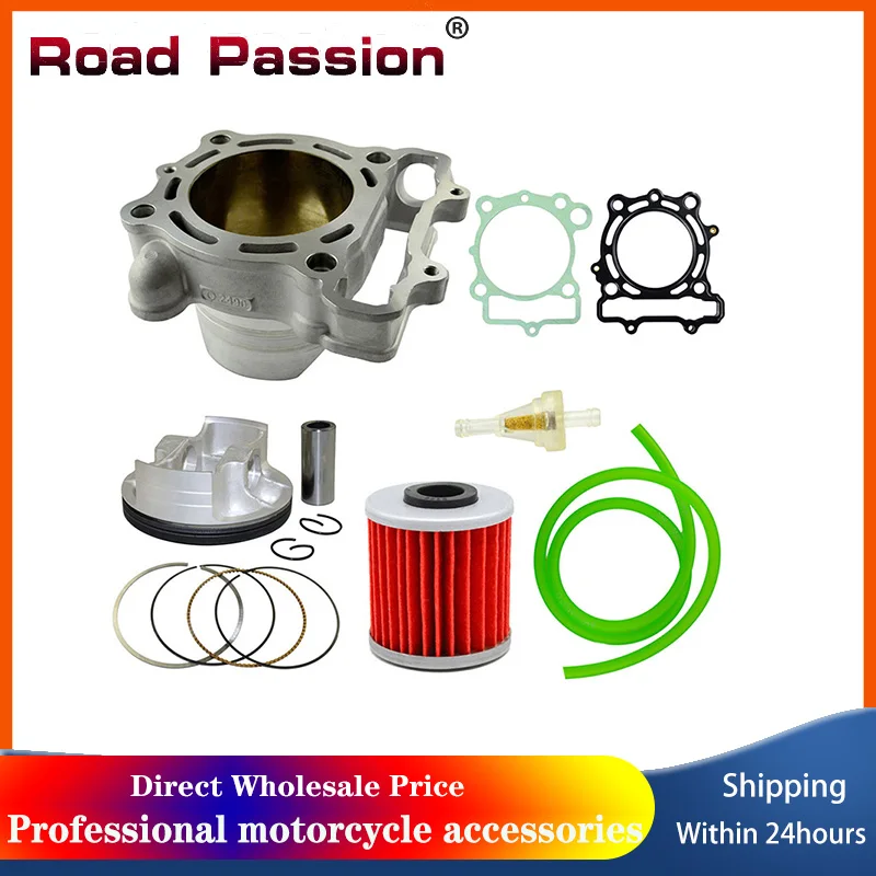 

Road Passion 77mm Piston Motorcycle Engine Parts Air Cylinder Block & Piston Ring Kit For Kawasaki KXF250 KXF 250 2009-2016