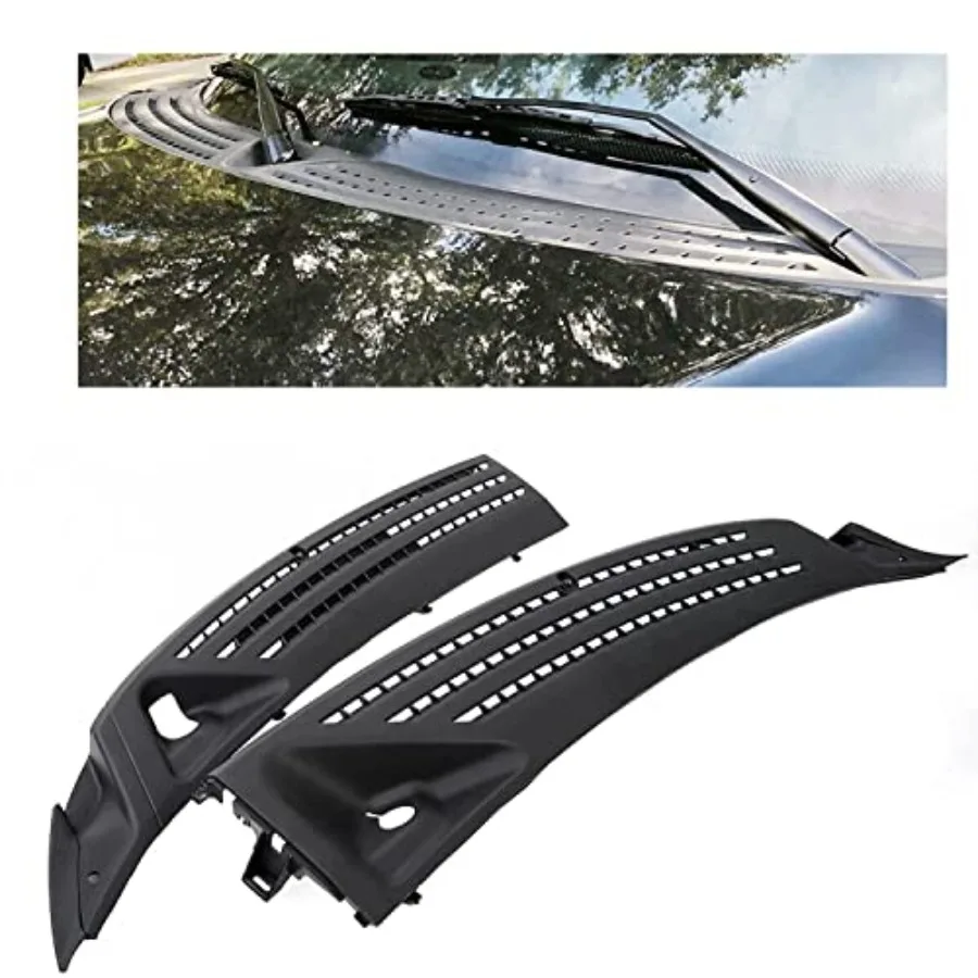 

Windshield Wiper Cowl Cover Panel Compatible with 2004-2008 Ford F150 2006-2007 Lincoln Mark LT Outer Window Wiper Cowl Grille