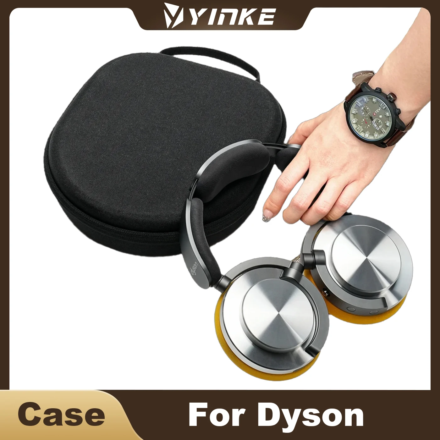 Headphone Case Hard - 잉크 하드 EVA 휴대용 케이스, 다이슨
