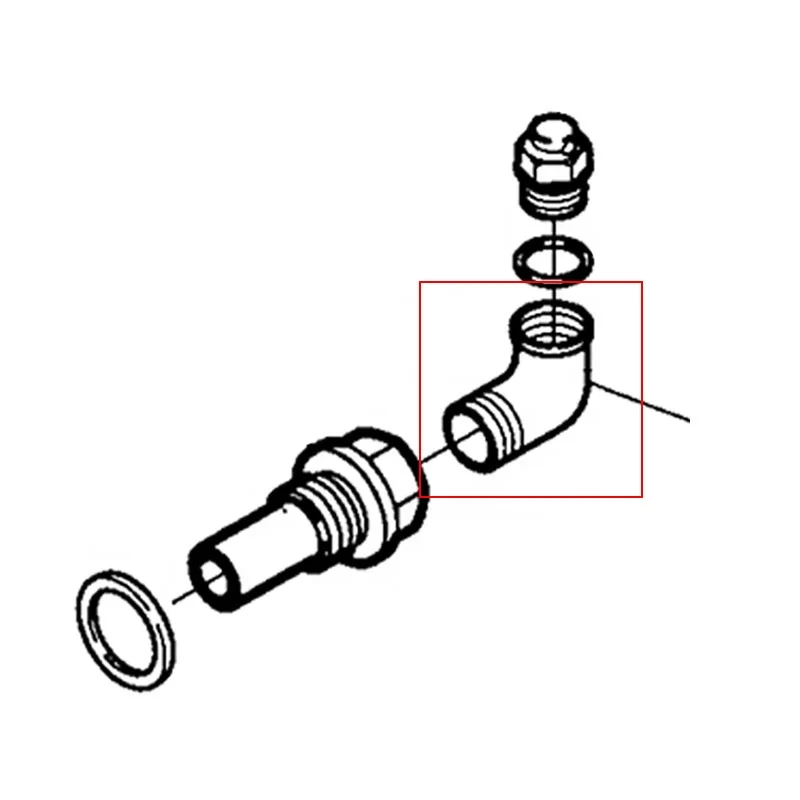 

New Original Angle Connector 99707304426 For ATF110G-5 Crane Construction Machinery Parts