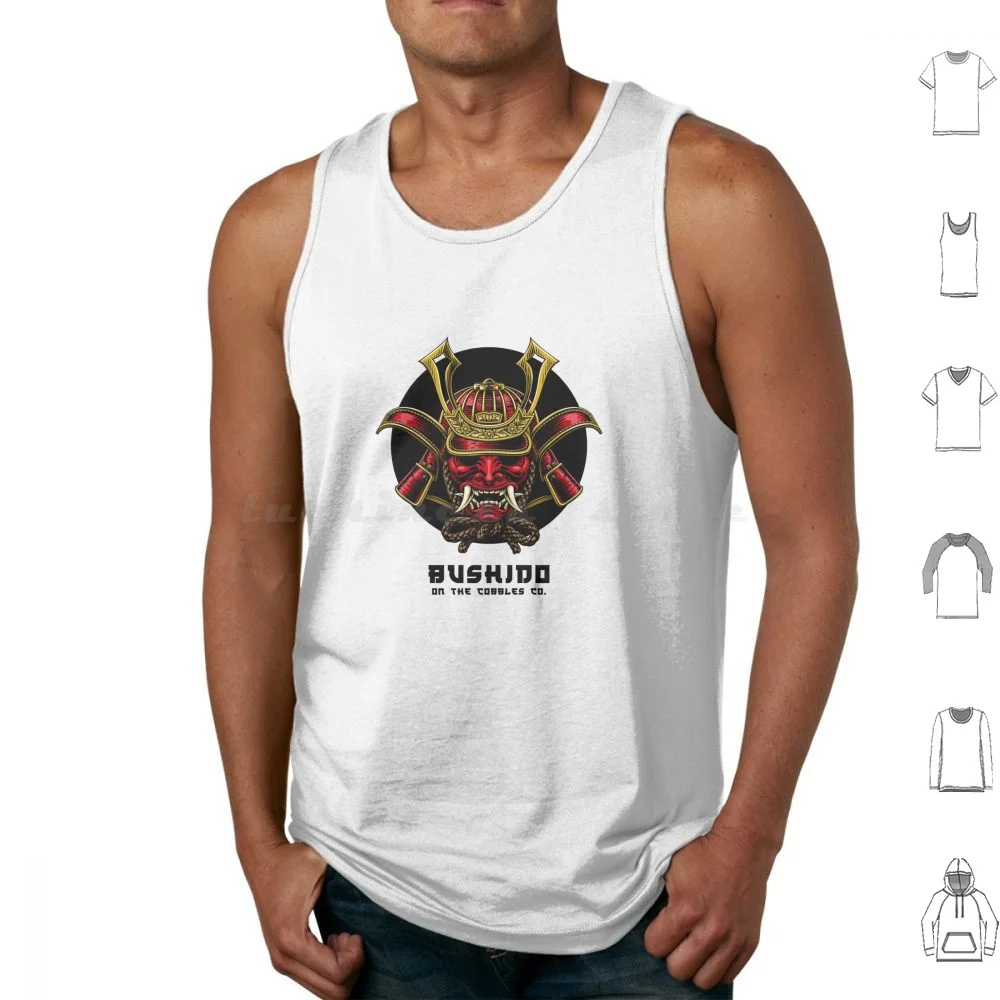 Bushido Tank Tops Vest Sleeveless On The Cobbles Co Fighting Combat Ronin Life Honor Sensei Martial Arts Japanese