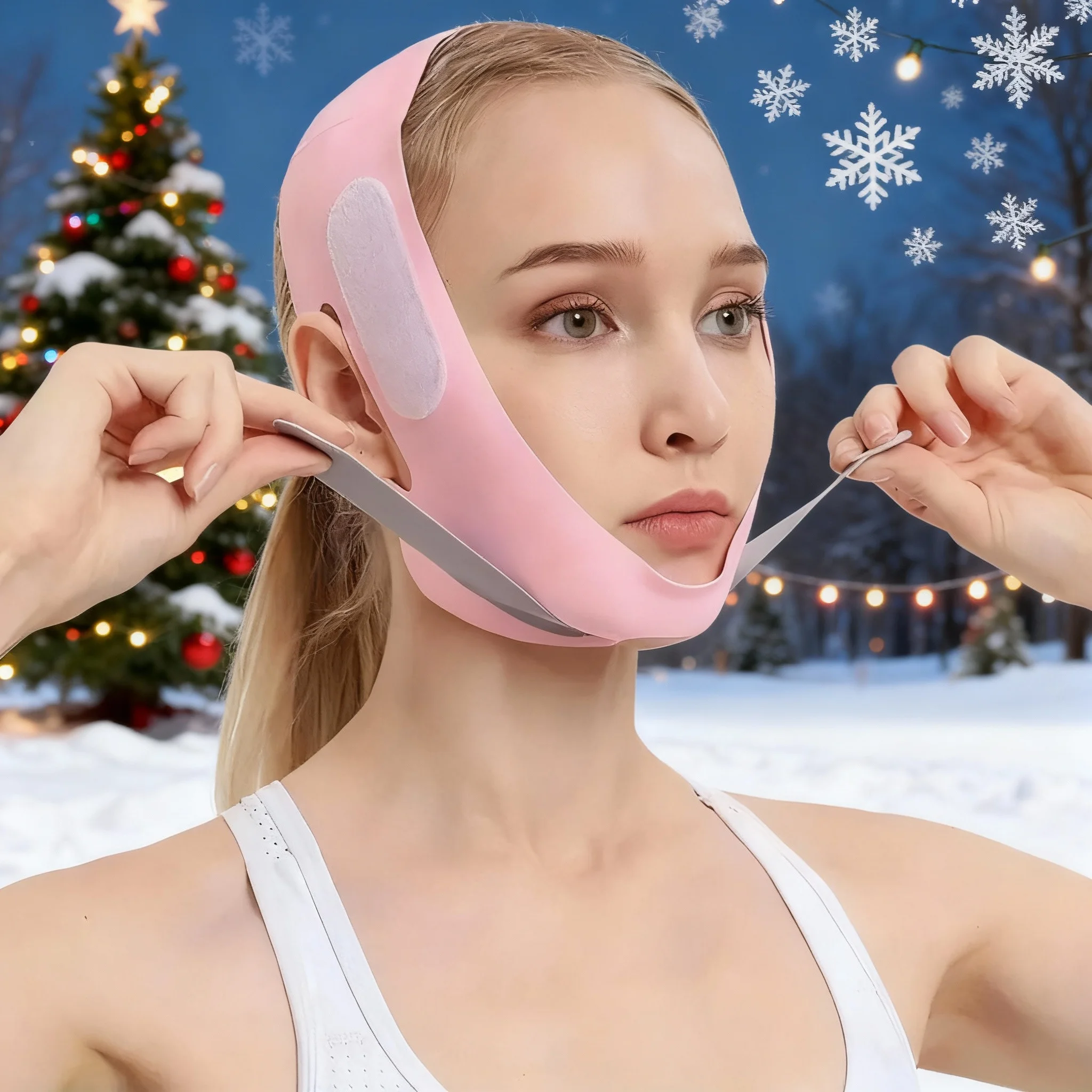 V الوجه رفع ضمادة الوجه المشكل الذقن الخد رفع حزام المضادة للتجاعيد مدلك الوجه الوجه الجمال أدوات العناية بالبشرة ماكياج #2