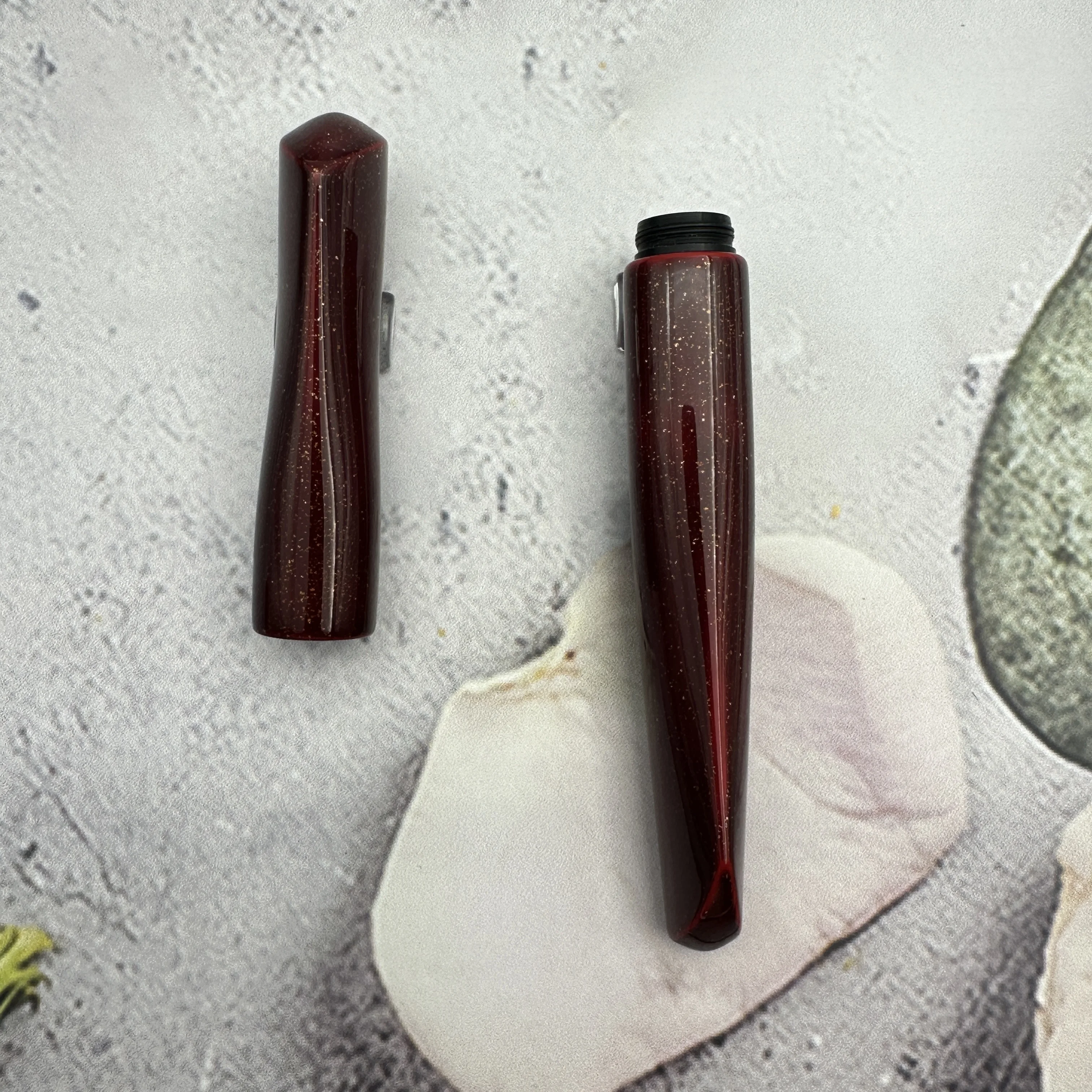 خمر Shuangqi عبقرية جميع الأحمر Urushi ورنيش ماكي-e قلم حبر برميل للبلاتين 3776 الطيار 912 // 74/742/743 بحار 21K/14K