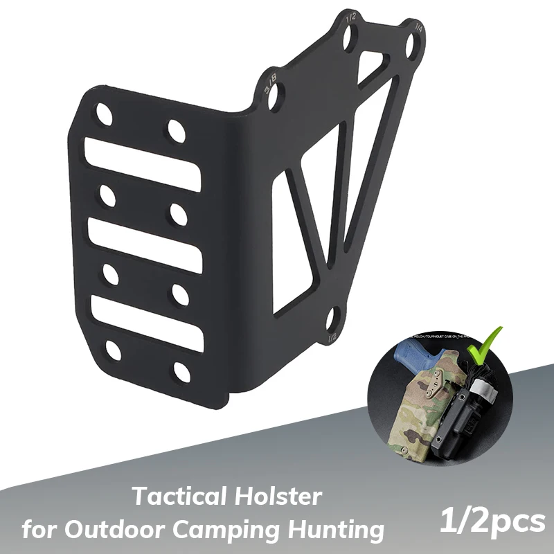 Holster Tactical Negative Cant Plate Equipment Mount Airsoft Handgun Case NCPE Extension Tourniquet Front Mounting Platform