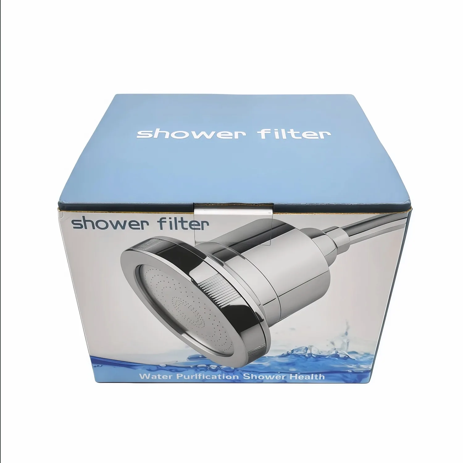 Modern Rainfall Filter Shower Head Anti Clog Nozzles For Hard Water Areas