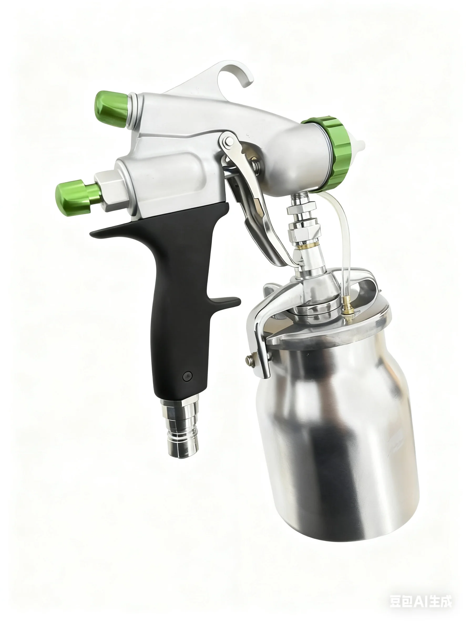 HVLP Turbine Spuitpistool - Geschikt voor Graco, Wagner, Apollo, 1L capaciteit, 0.8/1.0/1.3mm spuitmondopties