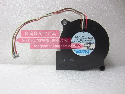

Бесплатная доставка, новый оригинальный BM5125-04W-B46 L01 5 см 5025 12V0.30A вентилятор охлаждения проектора