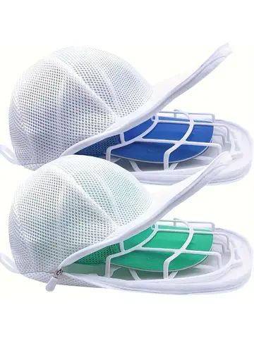 Hat cleaning cage for washing machines, hat cleaner with mesh bag,Hat bags or hat racks can be purchased separately.