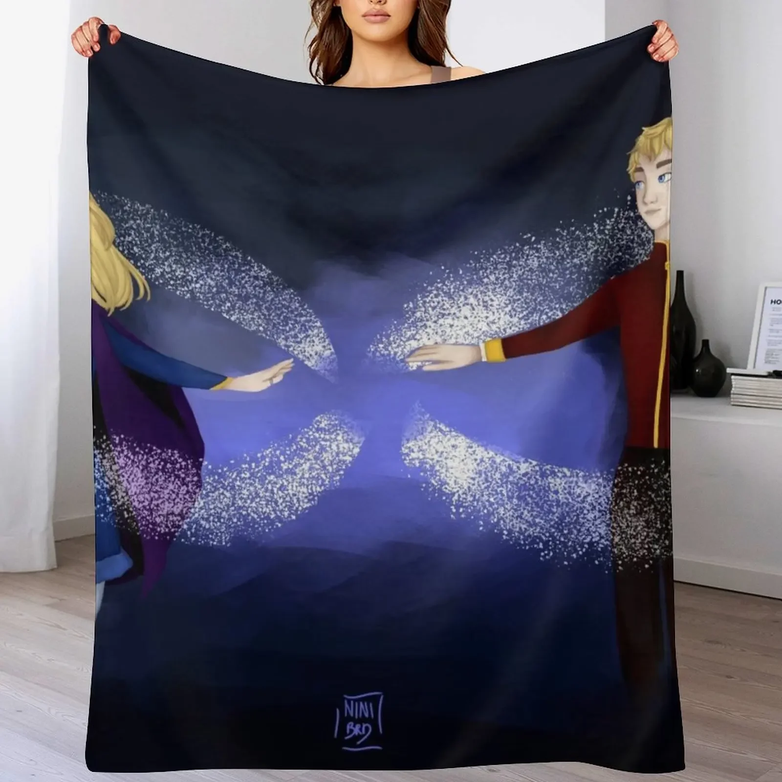 

Sokeefe Throw Blanket Cozy Napping Blanket Gift for Mom Dad