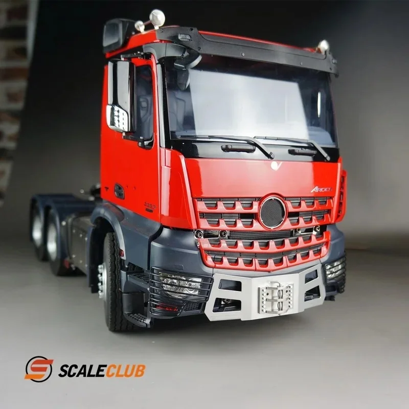 Scaleclub Model For Tamiya  Mercedes-Benz AROCS 3363 Narrow Floor Engineering Board Front Drag Hook Heavy