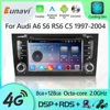 Eunavi-Android 13カーラジオ、auti a6、s6、rs6、c5 1997-2004用のdspマルチメディアプレーヤー、GPSナビゲーション、4g Carplay、ips、78862c 1