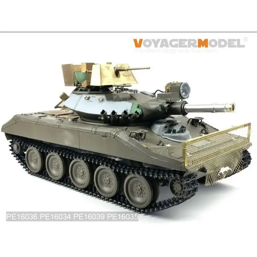 Piezas mejoradas para el tanque moderno estadounidense M551 Sheridan Airborne, básico para TAMIYA 56043, ensamblaje Voyager PE16036, escala 1/16