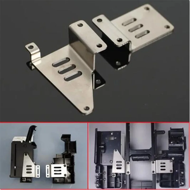 Metal Battery Case Adapter Simulation Bracket for 1/14 Tamiya RC Truck Tipper SCANIA 770S 56368 VOLVO ACTROS BENZ MAN Model Car